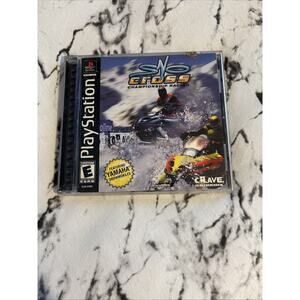 Sno-Cross Championship Racing (Sony PlayStation 1, 2000) Complete With Manual
